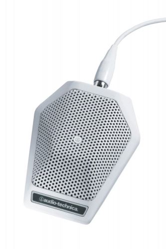 Audio-Technica U851RW - Kardioidní kondenzátorový boundary mikrofon, v bílém provedení
